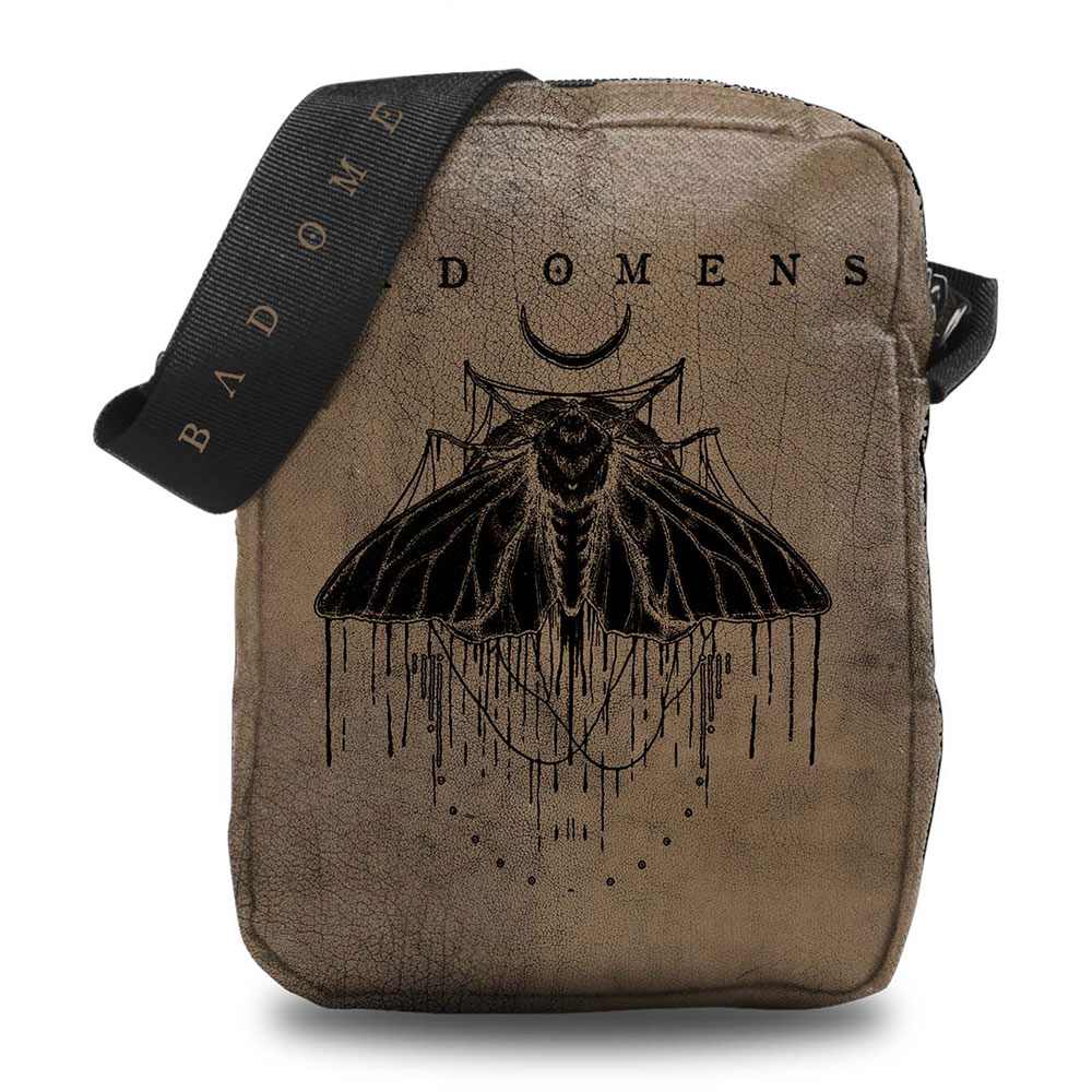 Rocksax Bad Omens - Moth Crossbody bag - Brown/Black